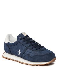 Polo Ralph Lauren Sneakersy RF104266 Granatowy. Kolor: niebieski. Materiał: skóra #1