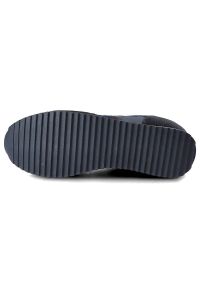 Granatowe Sneakersy Lee Cooper Męskie Wygodne Buty. Kolor: niebieski. Materiał: skóra ekologiczna, materiał. Szerokość cholewki: normalna #5