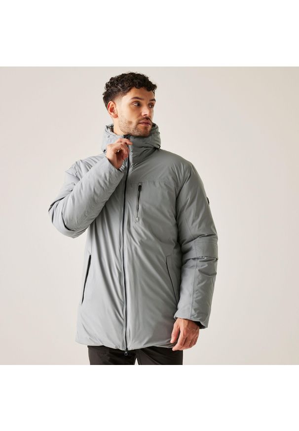 Yewbank II Regatta męska trekkingowa kurtka parka zimowa. Kolor: szary. Sezon: zima. Sport: turystyka piesza