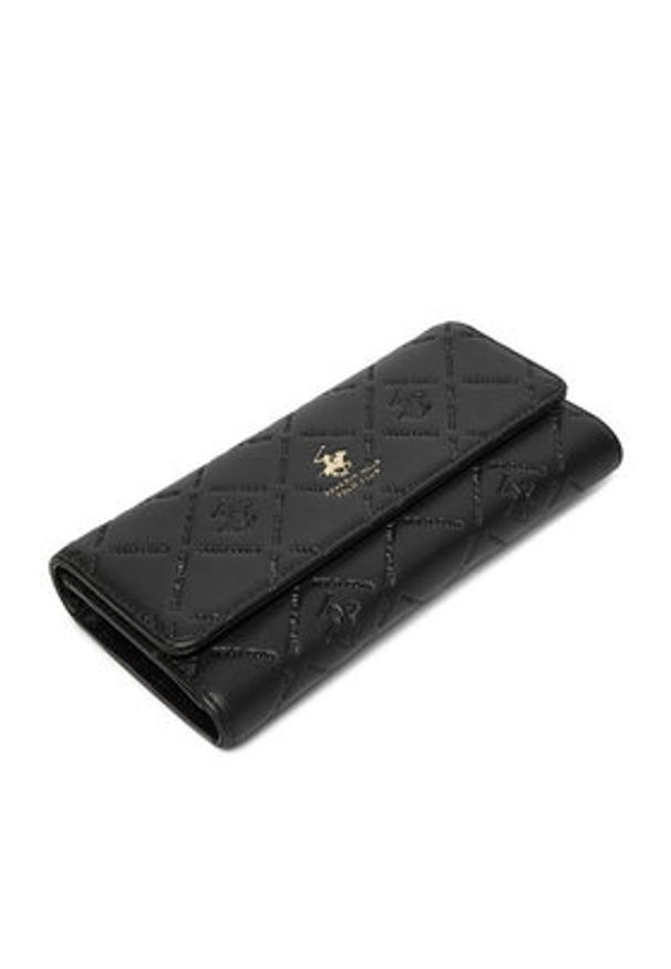 Beverly Hills Polo Club Portfel CEO-BHPC-W1-007-AW25 Czarny. Kolor: czarny. Materiał: materiał, syntetyk
