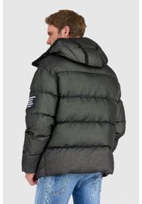 DSQUARED2 Puchowa kurtka męska balaclava puffer, Rozmiar 54. Kolor: czarny. Materiał: puch #3