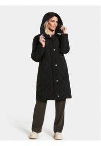Didriksons Płaszcz zimowy Torun 504377 Czarny Relaxed Fit. Kolor: czarny. Materiał: syntetyk. Sezon: zima