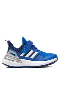 Adidas - adidas Sneakersy RapidaSport Bounce Elastic Lace Top Strap ID3381 Niebieski. Kolor: niebieski. Materiał: materiał, mesh