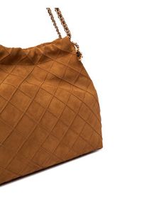 Tory Burch Torebka Fleming Suede 166064 Brązowy. Kolor: brązowy. Materiał: skórzane, zamszowe #4