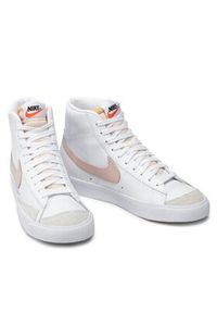 Nike Sneakersy Blazer Mid '77 CZ1055 118 Biały. Kolor: biały. Materiał: skóra #6