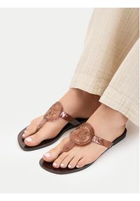 Nine West Japonki CEO-CT0906-1 Brązowy. Kolor: brązowy. Materiał: syntetyk #4