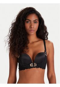 Hunkemöller Biustonosz z fiszbiną Avela 302375 Czarny. Kolor: czarny. Materiał: syntetyk #1
