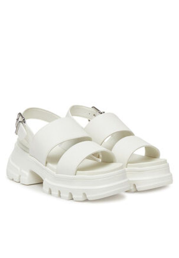 Tommy Jeans Sandały Tjw Chunky City Sandal EN0EN02750 Écru. Materiał: skóra