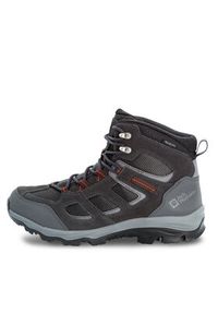 Jack Wolfskin Trekkingi Vojo 3 Texapore Mid M 4042462 Szary. Kolor: szary. Materiał: skóra, zamsz. Sport: turystyka piesza