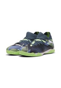 Puma - Młodzieżowe buty piłkarskie FUTURE 7 MATCH IT PUMA. Okazja: na co dzień. Kolor: biały, szary, żółty, wielokolorowy. Materiał: materiał, syntetyk. Szerokość cholewki: normalna. Sport: piłka nożna
