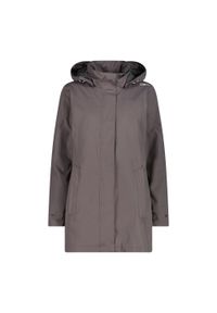 Płaszcz damski turystyczne CMP 39X6646. Kolor: brązowy. Sport: turystyka piesza #1