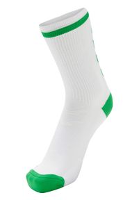 Skarpetki Hummel Elite Indoor Low. Kolor: biały, wielokolorowy, zielony. Sport: fitness