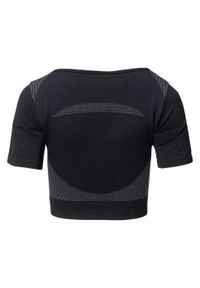 IQ - T-shirt Damski Cropped Ingel. Kolor: czarny