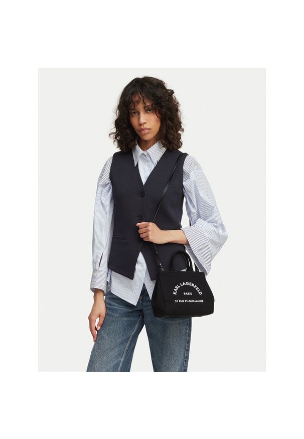Karl Lagerfeld - Torebka KARL LAGERFELD. Kolor: czarny