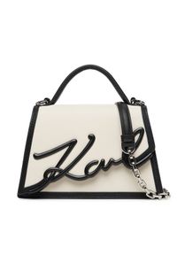 Karl Lagerfeld - KARL LAGERFELD Torebka A1W30224 Biały. Kolor: biały. Materiał: skórzane
