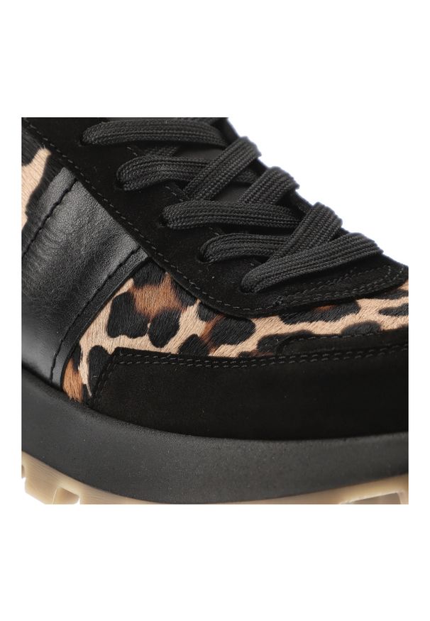 CheBello - Panterka Sneakersy Chebello Eleganckie Obuwie Damskie Premium. Okazja: na co dzień. Kolor: brązowy. Materiał: materiał, skóra ekologiczna, guma. Wzór: motyw zwierzęcy. Styl: elegancki