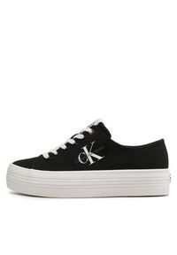 Calvin Klein Jeans Tenisówki Vulc Flatform Essential Mono YW0YW01030 Czarny. Kolor: czarny. Materiał: materiał #3