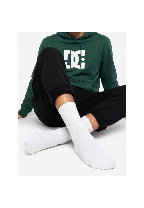 Skarpety długie DC Shoes. Kolor: biały