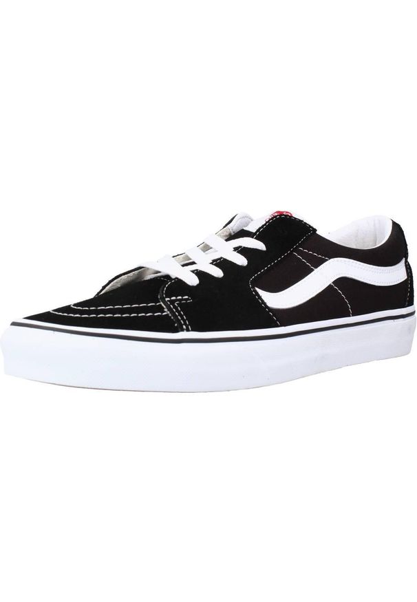 Buty Dorosły Vans Sk8-Low czarny. Okazja: na co dzień. Kolor: czarny. Materiał: tkanina, guma, zamsz. Model: Vans SK8