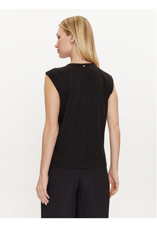 Lola Casademunt by Maite Bluzka MS2415028 Czarny Relaxed Fit. Kolor: czarny. Materiał: bawełna