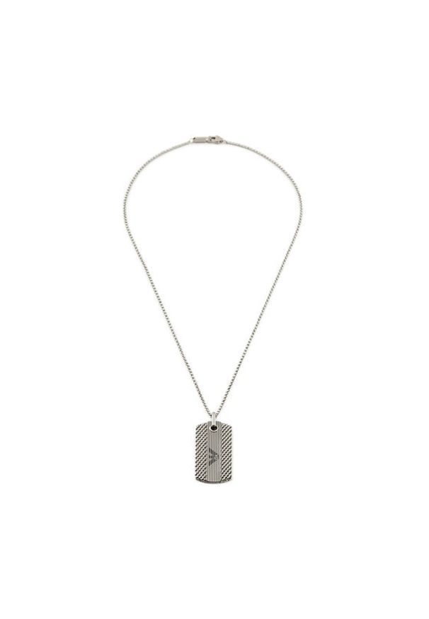 Emporio Armani Naszyjnik EGS3149040 Srebrny. Materiał: srebrne. Kolor: srebrny