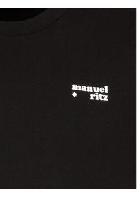 MANUEL RITZ - Manuel Ritz T-Shirt 3332M552 223848 Czarny Regular Fit. Kolor: czarny. Materiał: bawełna #3