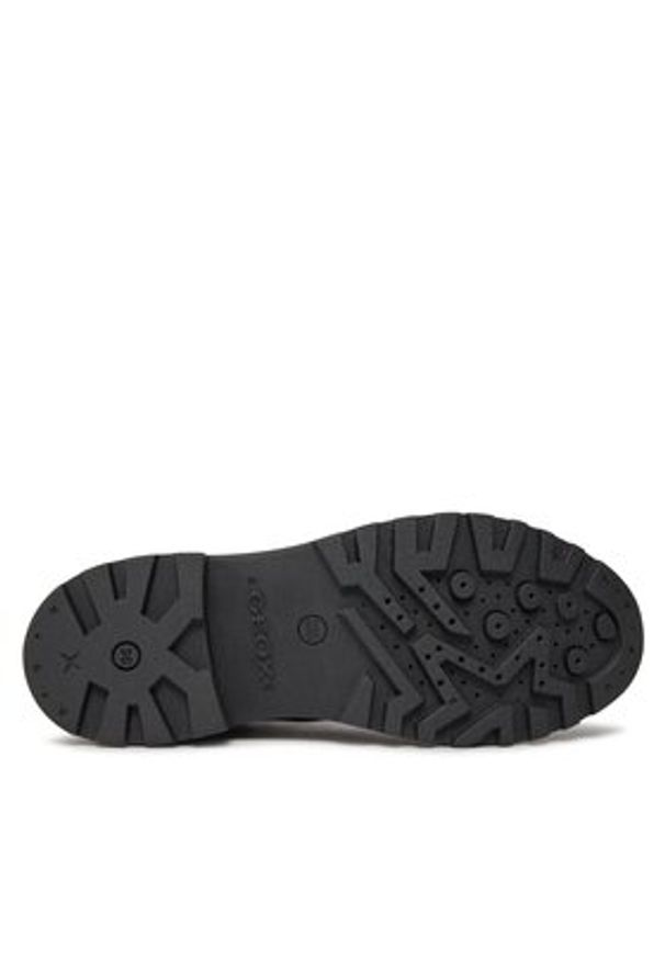 Geox Trapery Jr Casey J9420G 000HH C9247 D Złoty. Kolor: złoty. Materiał: skóra