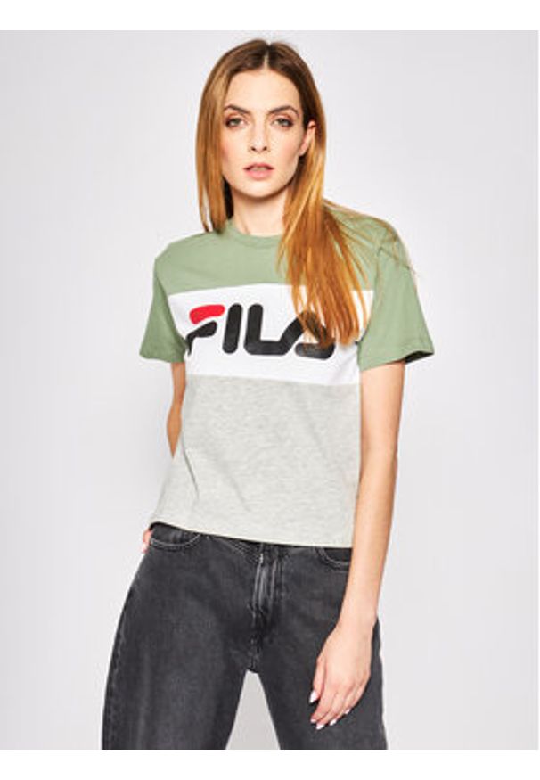 T-Shirt Fila. Wzór: kolorowy