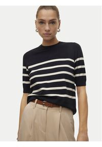 Vero Moda Sweter Saba 10306829 Czarny Regular Fit. Kolor: czarny. Materiał: syntetyk, wiskoza