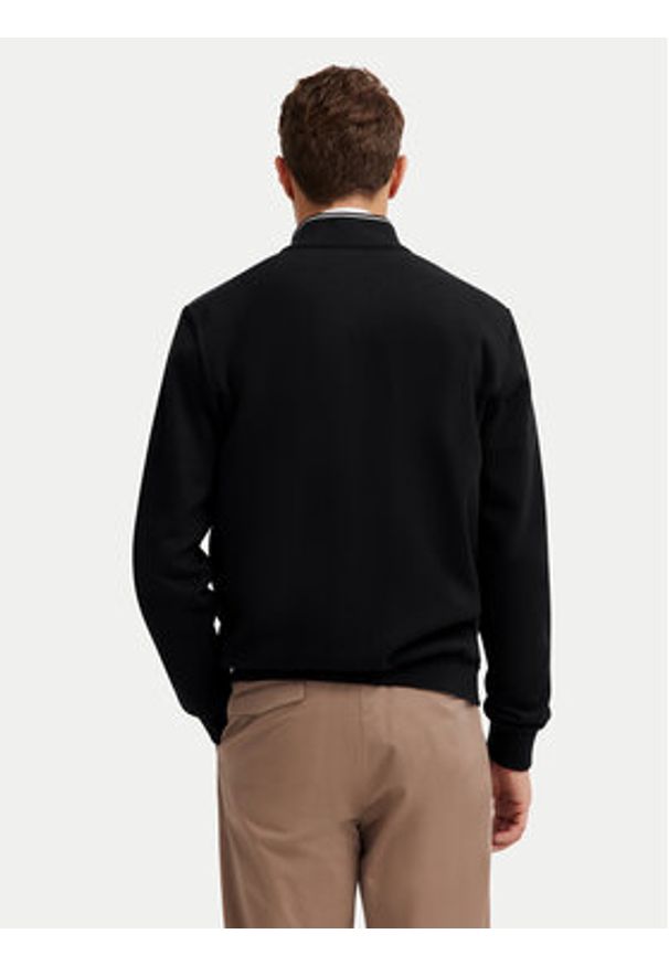 Bugatti Kurtka przejściowa 8750-95121 Czarny Regular Fit. Kolor: czarny. Materiał: bawełna