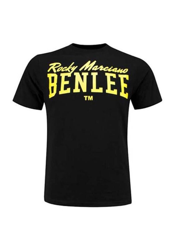 T-shirt o klasycznym kroju Benlee Logo. Kolor: czarny