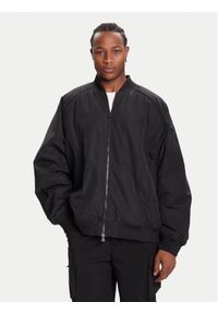 Adidas - adidas Kurtka bomber Teamgeist JW3498 Czarny Loose Fit. Kolor: czarny. Materiał: syntetyk