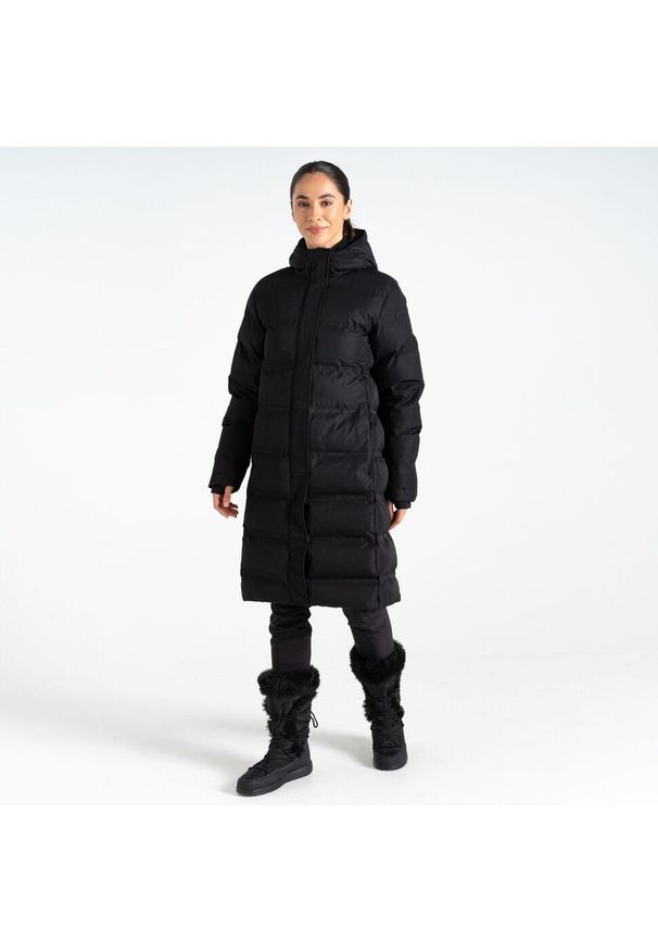 DARE 2B - Kurtka turystyczna damska Wander ocieplana. Kolor: czarny. Materiał: puch. Sport: turystyka piesza