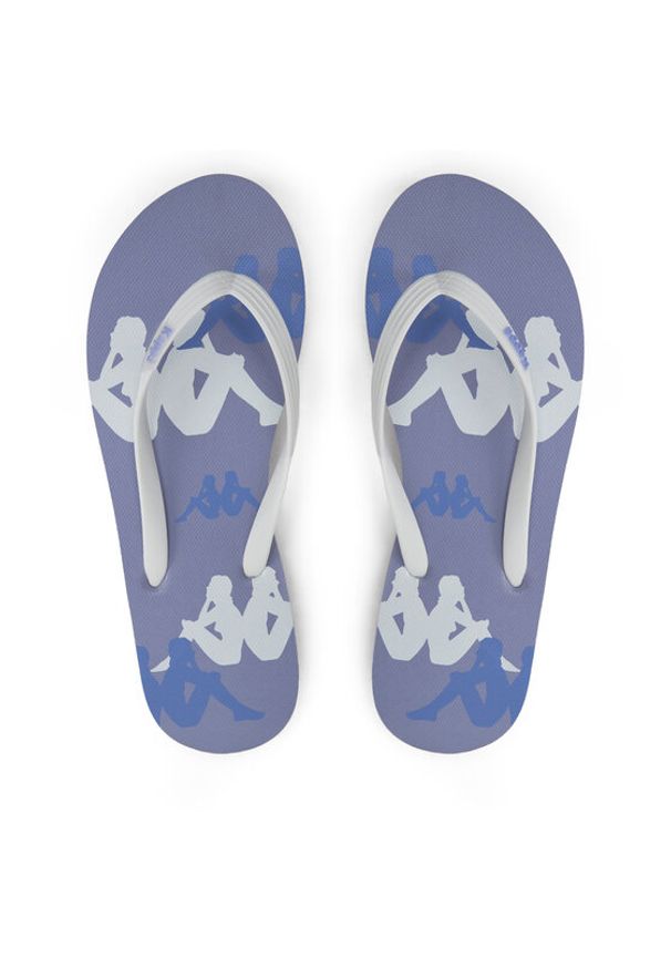 Kappa Japonki 351C24W VIOLET LAVANDA - WHITE - VIOLET LAVANDER Kolorowy. Materiał: materiał, syntetyk. Wzór: kolorowy