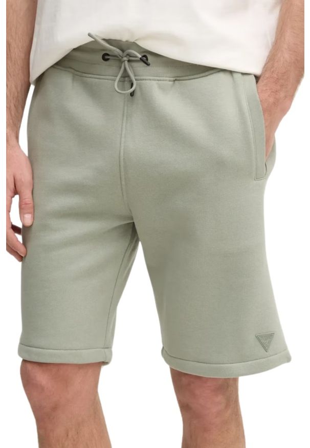 Guess - GUESS Zielone męskie shorty Aldwin, Rozmiar XXL. Kolor: zielony