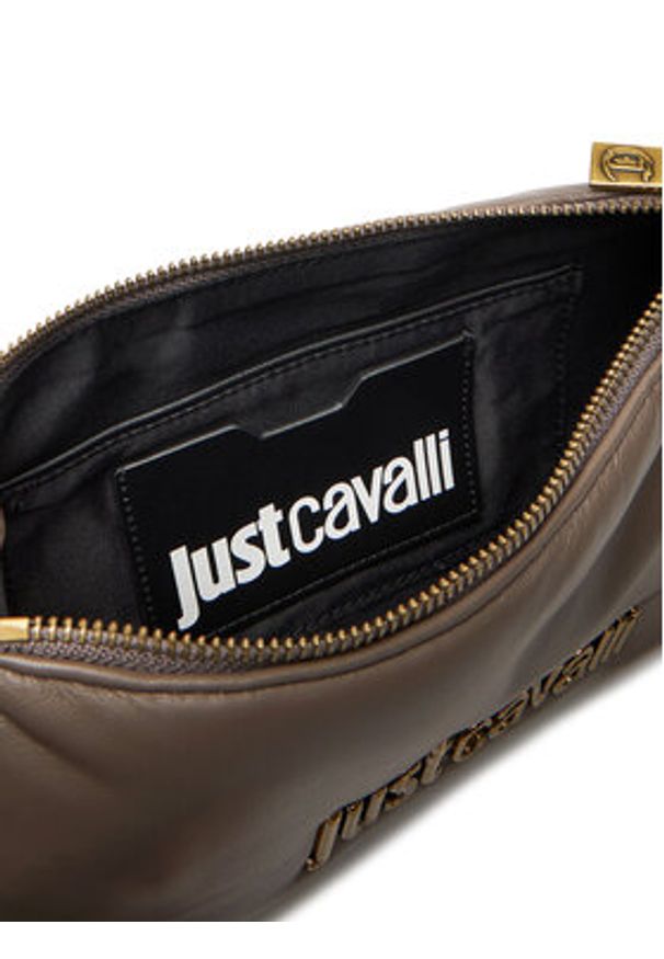 Just Cavalli Torebka 79RA4BD7 ZS748 Brązowy. Kolor: brązowy. Materiał: skórzane