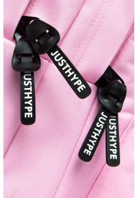 Hype plecak damski kolor różowy duży gładki. Kolor: różowy. Wzór: gładki #2