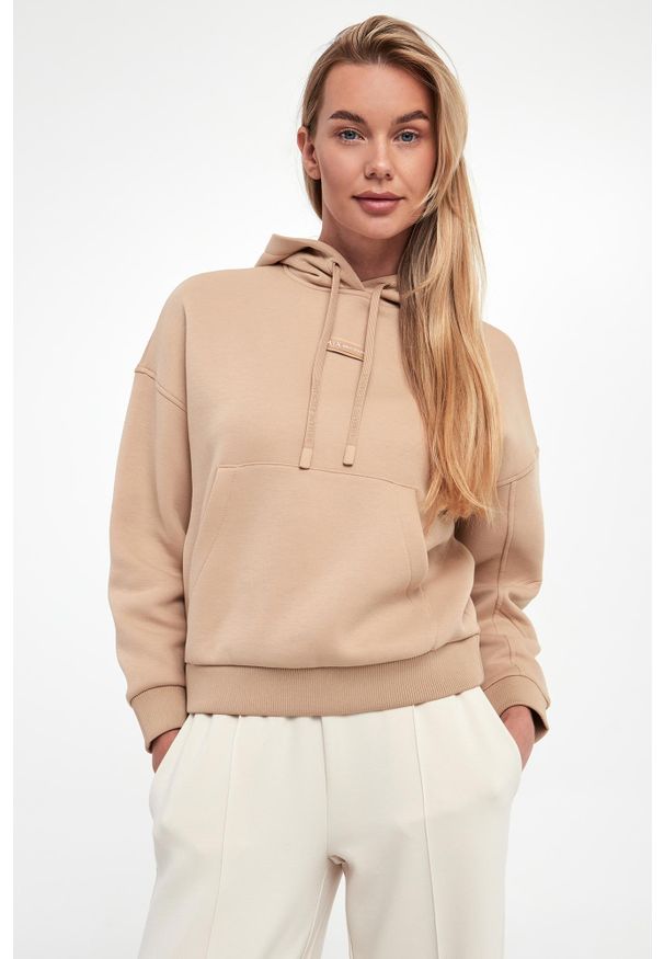 Armani Exchange - Bluza damska z kapturem ARMANI EXCHANGE. Typ kołnierza: kaptur