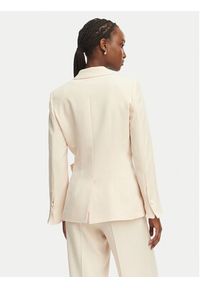 Marella Marynarka Geleda 2613041102 Beżowy Slim Fit. Kolor: beżowy. Materiał: acetat #2