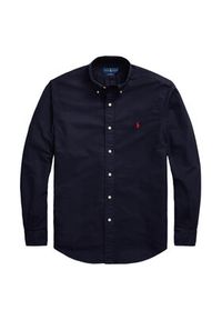 Polo Ralph Lauren Koszula Bsr 710772290 Granatowy Custom Fit. Typ kołnierza: polo. Kolor: niebieski. Materiał: bawełna #5