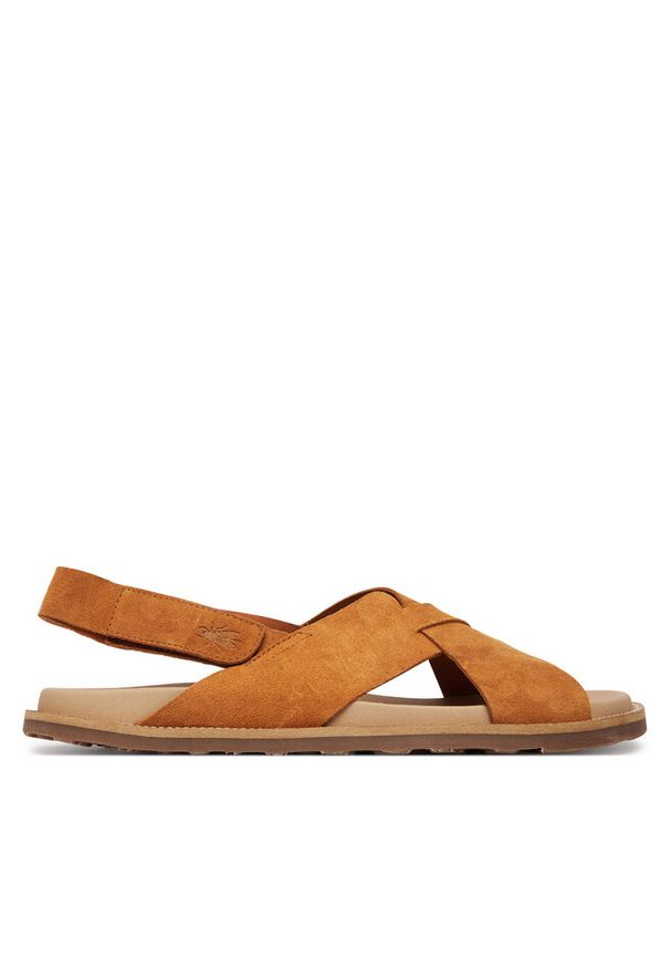 Sandały Fly London. Kolor: brązowy