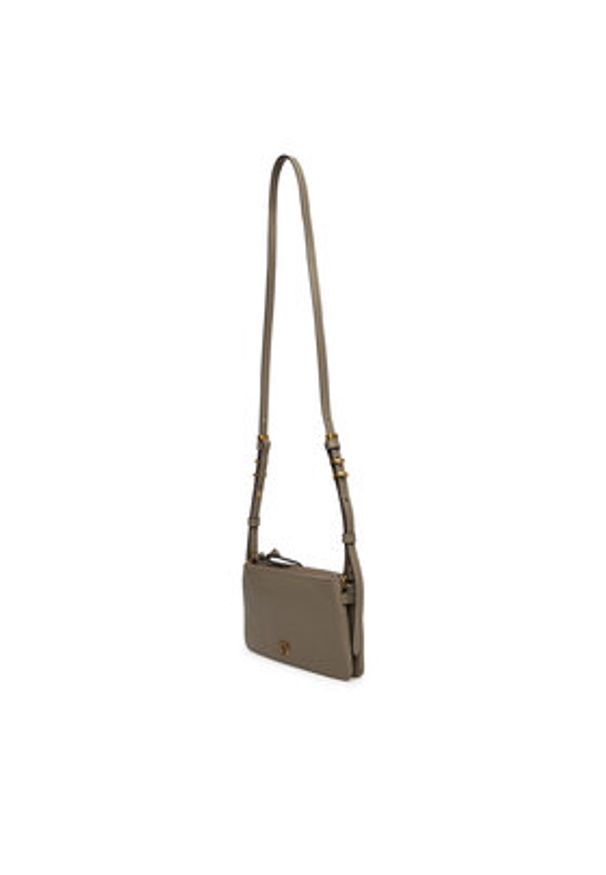 Pinko - PINKO Torebka Double Mini Al 25-26 PLTT 105359 A0QO Szary. Kolor: szary. Materiał: skórzane
