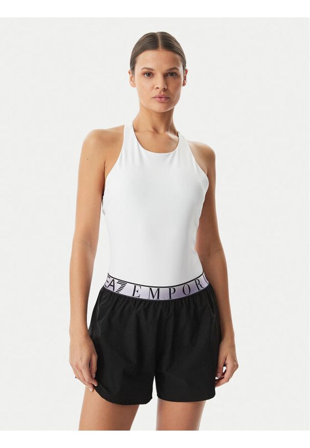 EA7 Emporio Armani Body 7W001122 AF12625 U0002 Biały Slim Fit. Kolor: biały. Materiał: syntetyk