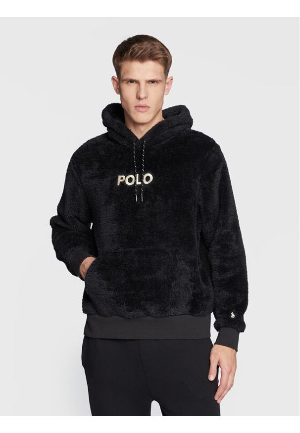Polar Polo Ralph Lauren. Typ kołnierza: polo. Kolor: czarny. Materiał: polar