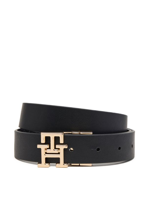TOMMY HILFIGER - Pasek Damski Tommy Hilfiger. Kolor: czarny