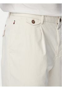 TOMMY HILFIGER - Tommy Hilfiger Spodnie materiałowe Harlem MW0MW43158 Beżowy jasny Straight Fit. Kolor: beżowy. Materiał: bawełna #5