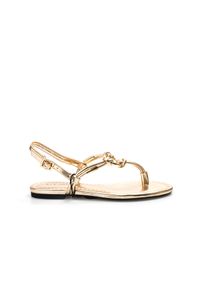 Armani Exchange Sandały | XDQ006 XV140 | Kobieta | Złoty. Nosek buta: okrągły. Kolor: złoty. Materiał: skóra ekologiczna #3