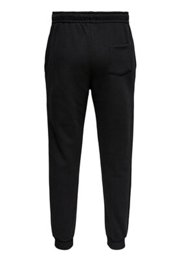 Only & Sons Spodnie dresowe Ceres 22018686 Czarny Regular Fit. Kolor: czarny. Materiał: dresówka, bawełna, syntetyk