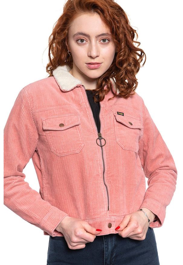 Wrangler - DAMSKA KURTKA ZIMOWA WRANGLER CARPENTER JACKET BRAND APRICOT W420UPP06 112128803. Sezon: zima
