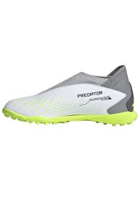 Adidas - Buty adidas Predator Accuracy.3 Ll Tf Jr IE9436 białe białe. Kolor: biały. Materiał: materiał, guma. Szerokość cholewki: normalna #2